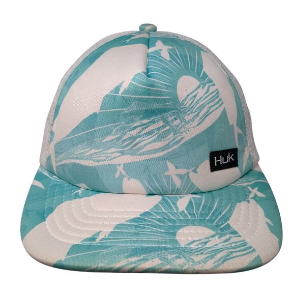Huk Snapback Trucker Hat Multicolor One Size Adjustable Mesh Back Polyester - Picture 1 of 9